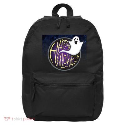 Happy Halloween Ghost Galaxy 16 in Basic Backpack