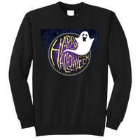 Happy Halloween Ghost Galaxy Tall Sweatshirt