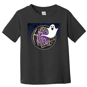 Happy Halloween Ghost Galaxy Toddler T-Shirt