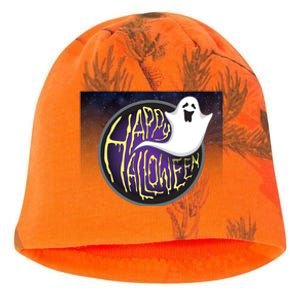 Happy Halloween Ghost Galaxy Kati - Camo Knit Beanie