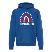 Honolulu Hawaii Gift I Love Honolulu Hawaii Usa Cool Gift Premium Hoodie