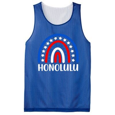 Honolulu Hawaii Gift I Love Honolulu Hawaii Usa Cool Gift Mesh Reversible Basketball Jersey Tank