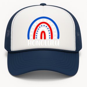 Honolulu Hawaii Gift I Love Honolulu Hawaii Usa Cool Gift Trucker Hat