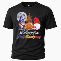 Happy Hallothanksmas Gnomes Cooling Performance Crew T-Shirt