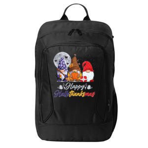 Happy Hallothanksmas Gnomes City Backpack