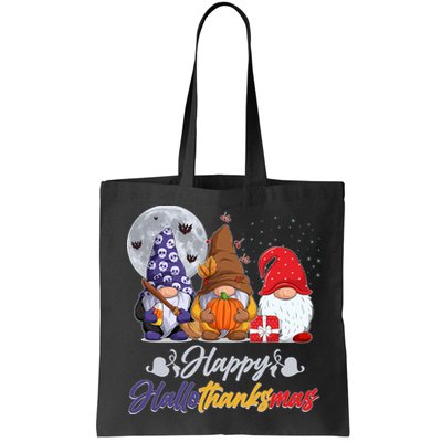 Happy Hallothanksmas Gnomes Bag