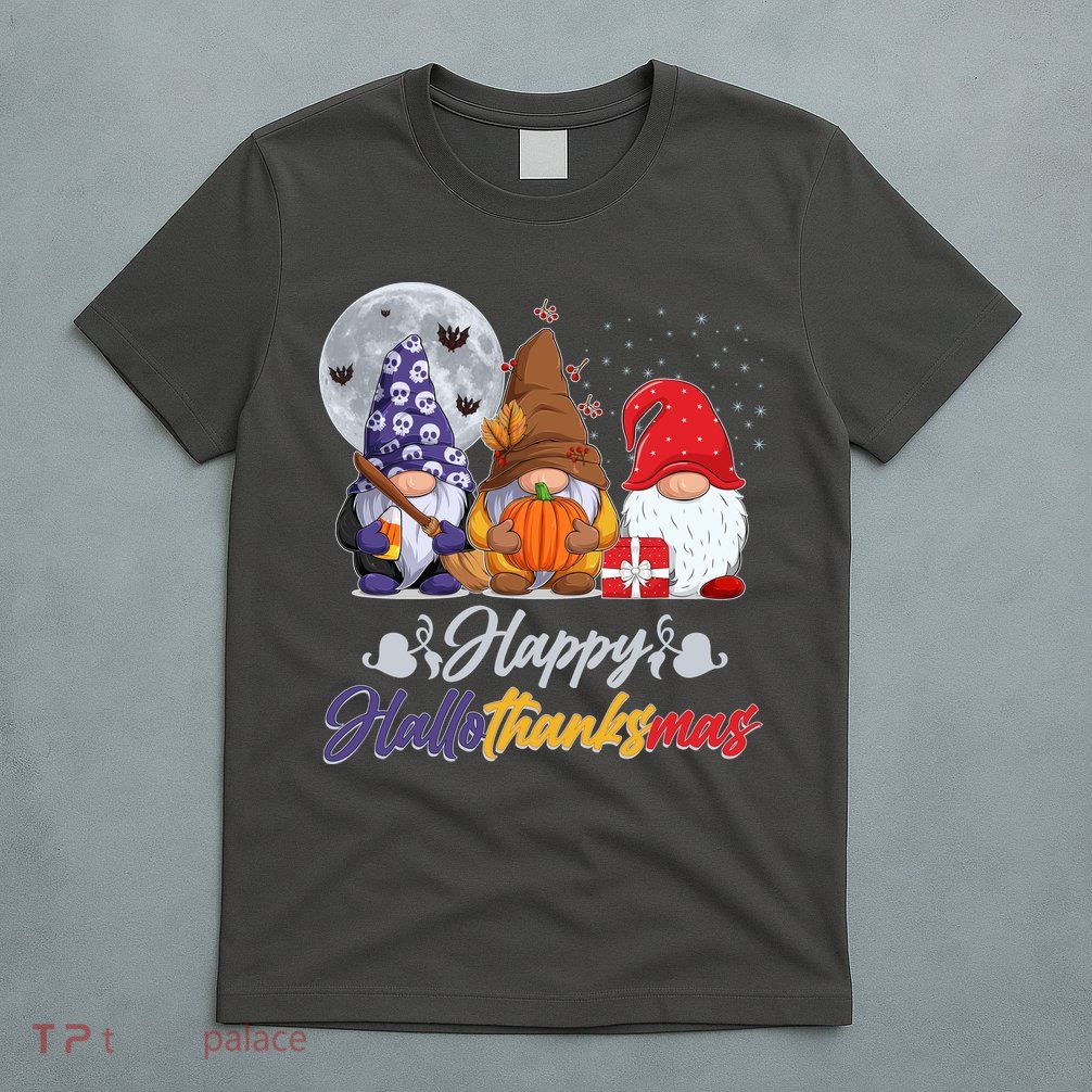 Happy Hallothanksmas Gnomes T-Shirt