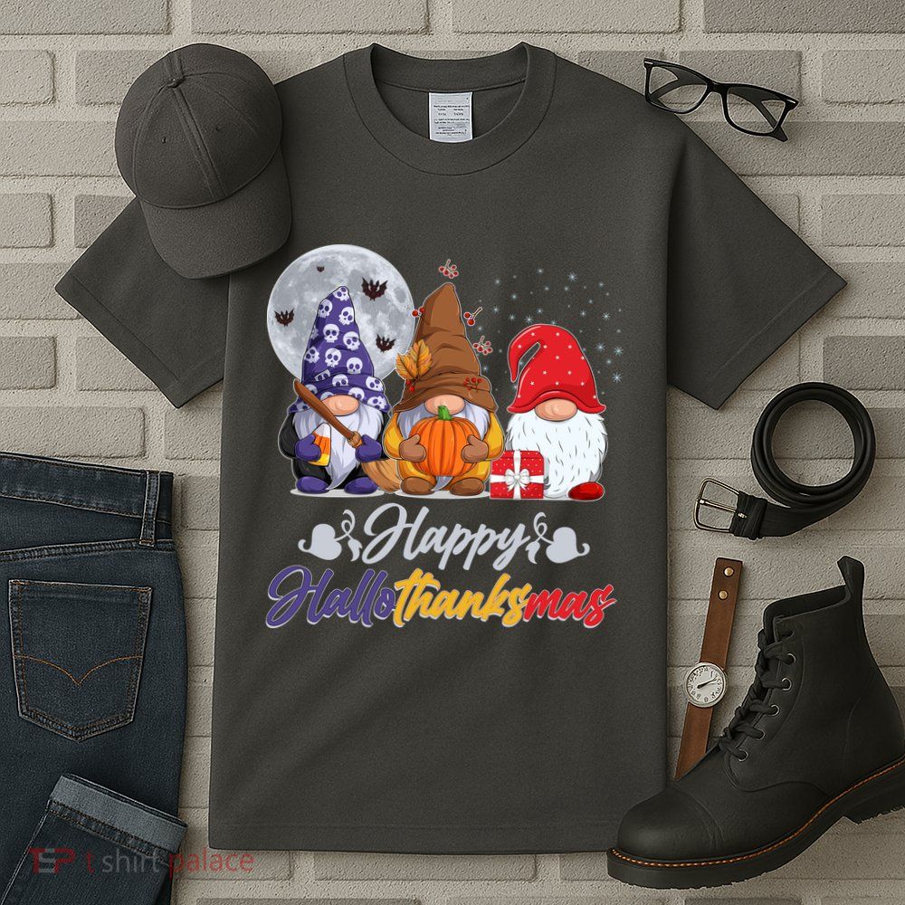 Happy Hallothanksmas Gnomes Tall T-Shirt