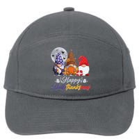 Happy Hallothanksmas Gnomes 7-Panel Snapback Hat