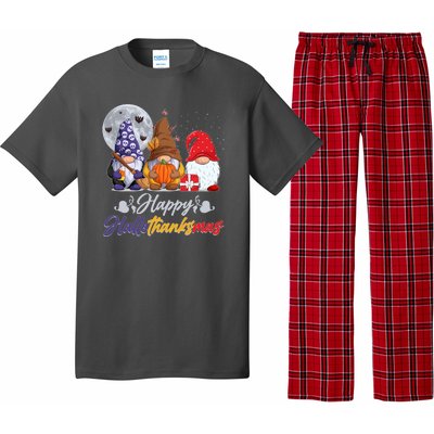 Happy Hallothanksmas Gnomes Pajama Set