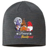 Happy Hallothanksmas Gnomes Sustainable Beanie