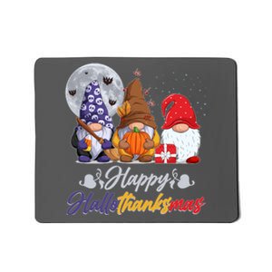 Happy Hallothanksmas Gnomes Mousepad