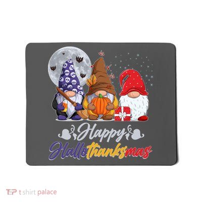 Happy Hallothanksmas Gnomes Mousepad