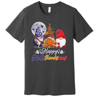 Happy Hallothanksmas Gnomes Premium T-Shirt