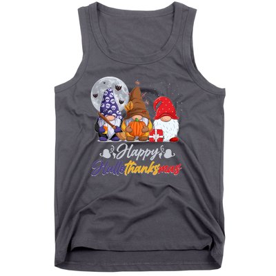 Happy Hallothanksmas Gnomes Tank Top