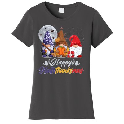 Happy Hallothanksmas Gnomes Women's T-Shirt