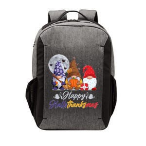 Happy Hallothanksmas Gnomes Vector Backpack