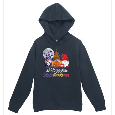 Happy Hallothanksmas Gnomes Urban Pullover Hoodie