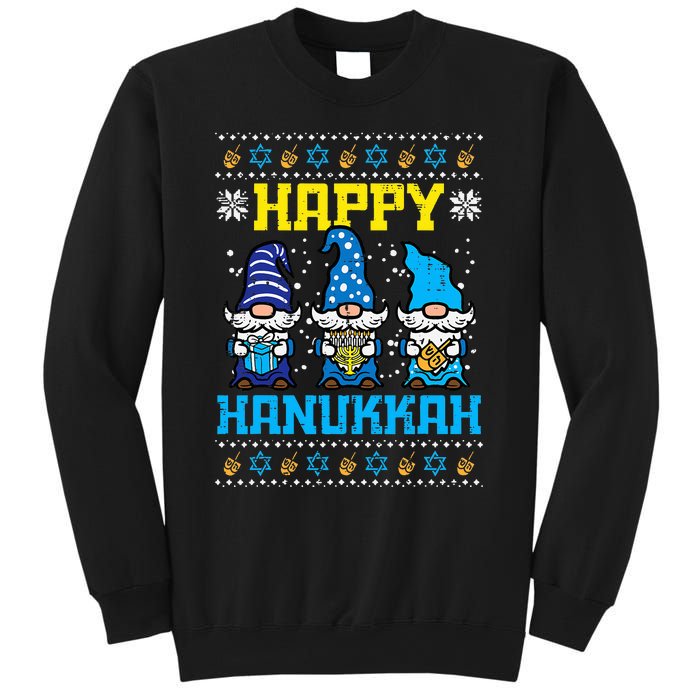 Happy Hanukkah Gnomes Ugly Chanukah Jewish  Sweatshirt