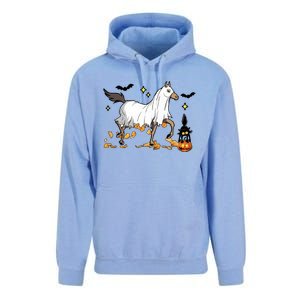 Halloween Horse Ghost Cowboy Western Unisex Surf Hoodie