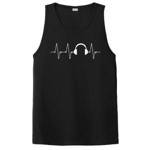 Headphones Heartbeat Gift Musical Instrument PosiCharge Competitor Tank