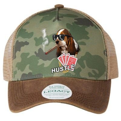 Hustle Hound Gambling Dog Tee Legacy Tie Dye Trucker Hat