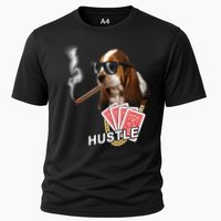 Hustle Hound Gambling Dog Tee Performance Shirt
