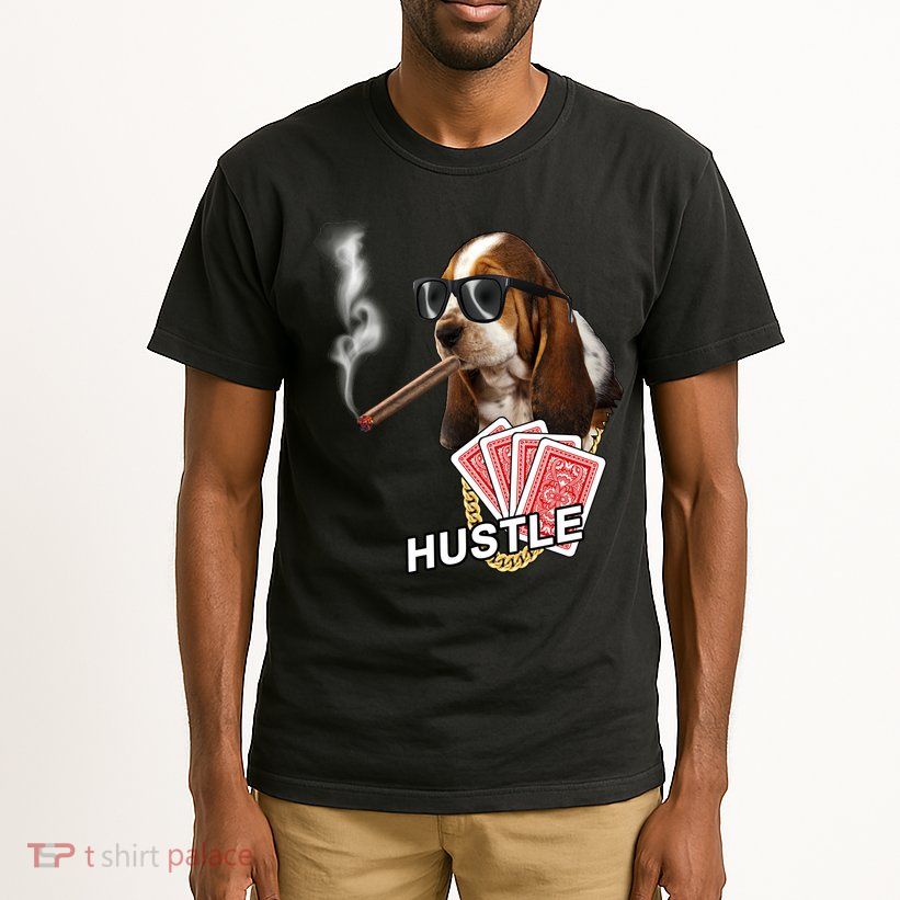 Hustle Hound Gambling Dog Tee Tall T-Shirt