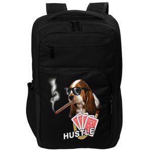 Hustle Hound Gambling Dog Tee Impact Tech Backpack