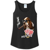 Hustle Hound Gambling Dog Tee Ladies Essential Tank