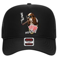 Hustle Hound Gambling Dog Tee Trucker Hat