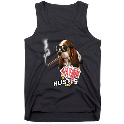 Hustle Hound Gambling Dog Tee Tank Top