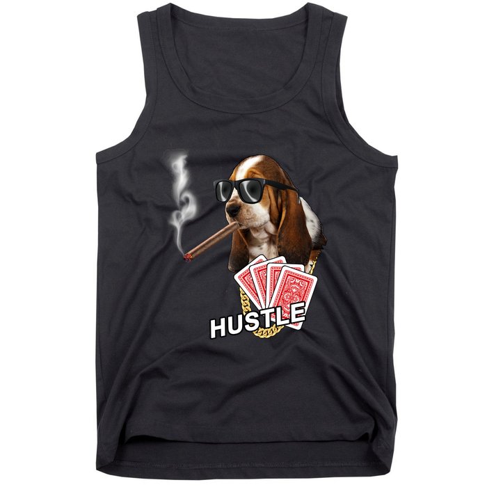 Hustle Hound Gambling Dog Tee Tank Top