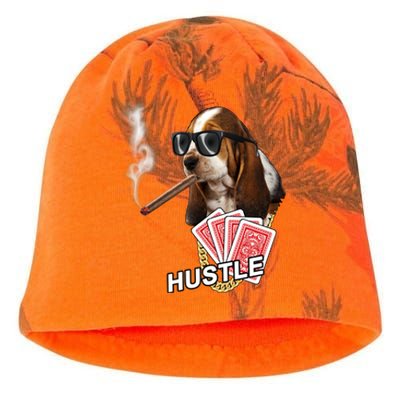 Hustle Hound Gambling Dog Tee Kati - Camo Knit Beanie