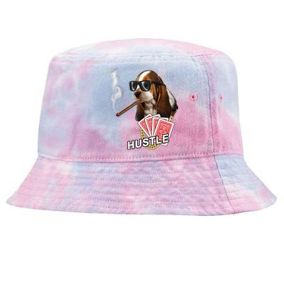 Hustle Hound Gambling Dog Tee Tie-Dyed Bucket Hat