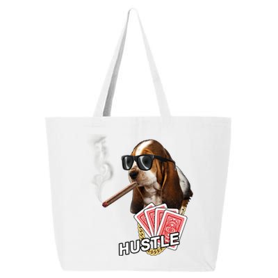 Hustle Hound Gambling Dog Tee 25L Jumbo Tote