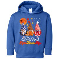 Happy Hallothanksmas Gnomes Halloween Thanksgiving Christmas Cute Gift Toddler Hoodie