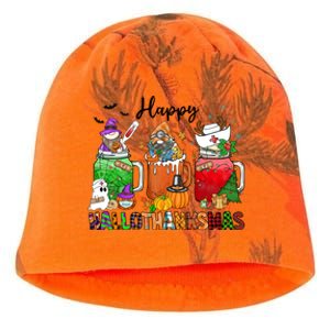 Happy Hallothanksmas Gnome Nurse Halloween Costume Pumpkin Gift Kati - Camo Knit Beanie