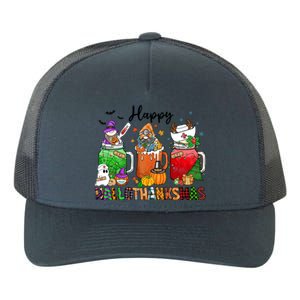 Happy Hallothanksmas Gnome Nurse Halloween Costume Pumpkin Gift Yupoong Adult 5-Panel Trucker Hat