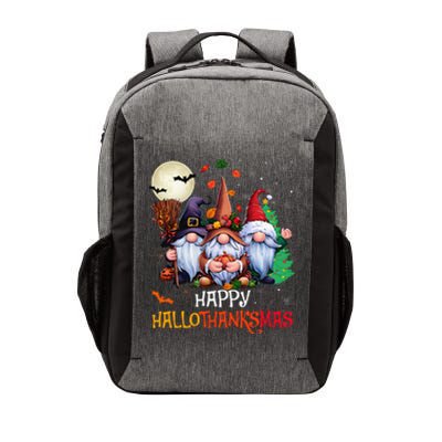 Happy Hallothanksmas Gnomes Lover Halloween Merry Christmas Vector Backpack