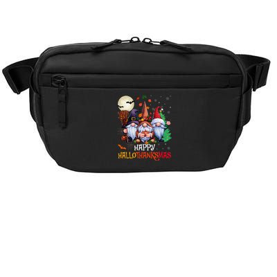 Happy Hallothanksmas Gnomes Lover Halloween Merry Christmas Crossbody Pack