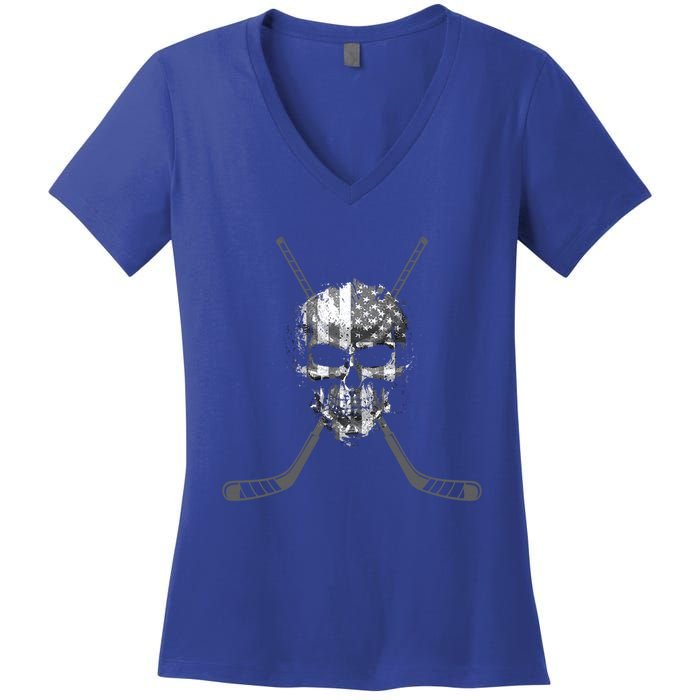 Hockey Hockey Gift Women's V-Neck T-Shirt