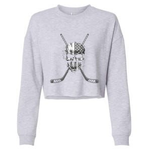 Hockey Hockey Gift Cropped Pullover Crew