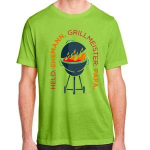 Hero Husband Grill Master Papa Family Father Gift Adult ChromaSoft Performance T-Shirt