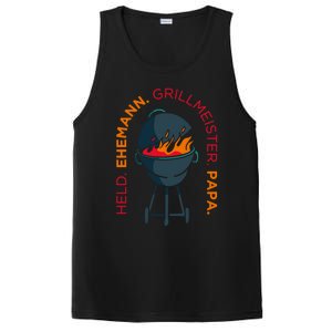 Hero Husband Grill Master Papa Family Father Gift PosiCharge Competitor Tank