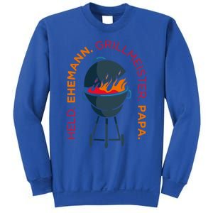 Hero Husband Grill Master Papa Family Father Gift Sweatshirt