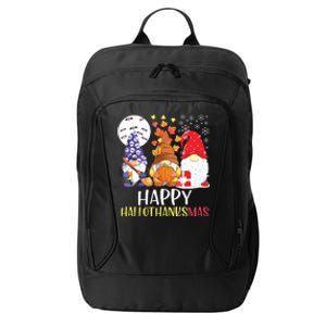 Happy Hallothanksmas Gnomes City Backpack