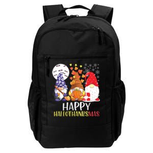 Happy Hallothanksmas Gnomes Daily Commute Backpack