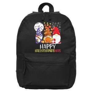 Happy Hallothanksmas Gnomes 16 in Basic Backpack