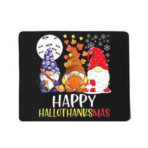 Happy Hallothanksmas Gnomes Mousepad